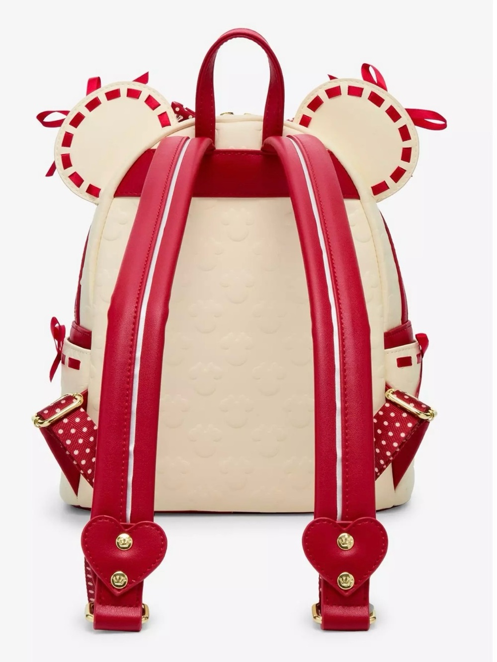 Loungefly X Disney Minnie Mouse Rock the Dots Coquette Backpack - Picture 3 of 5